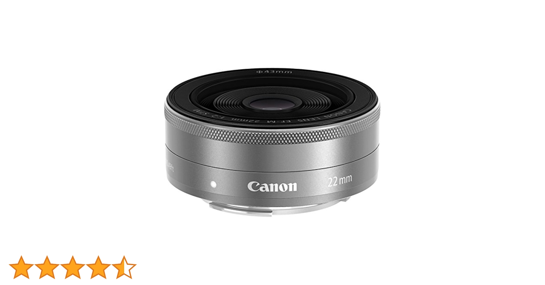 canon EF-M22mm F2 STM　シルバー Canon EF-M 22mm f/2.0 STM Lens (Silver) : Amazon.ca: Electronics
